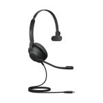 Auriculares alámbricos Jabra Evolve2 30 SE con diadema, ideales para oficina o centro de llamadas, conexión USB Tipo C, color negro, SKU 23189-899-879