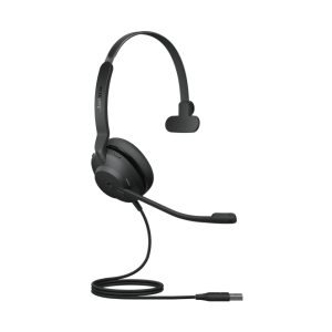Auriculares alámbricos Jabra Evolve2 30 SE con diadema para oficina o centro de llamadas, conectividad USB tipo A en color negro. SKU: 23189-899-979