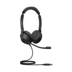 Auriculares alámbricos Jabra Evolve2 30 SE con diadema para oficina, centro de llamadas, color negro, SKU 23189-989-979