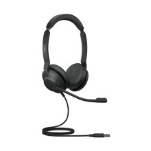 Auriculares alámbricos Jabra Evolve2 30 SE con diadema para oficina, centro de llamadas, color negro, SKU 23189-989-979
