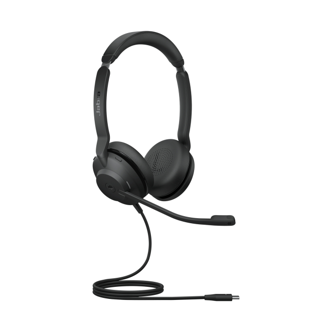 Jabra 23189 999 879 Auriculares Jabra Evolve2 30 SE alámbricos de diadema para oficina o centro de llamadas, USB Tipo C, color negro. SKU 23189-999-879