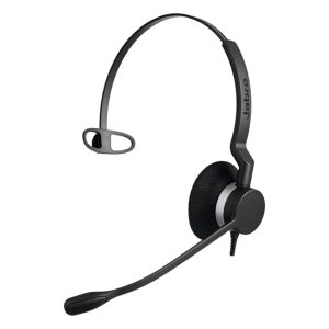 Jabra 2393-823-109 auricular y casco alámbrico con diadema para oficina o centro de llamadas, conexión USB tipo A, color negro