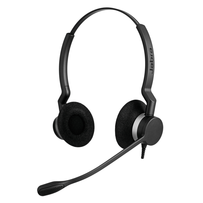 Jabra 2399 829 109 Auriculares alámbricos Jabra Biz 2300 con diadema para oficina/centro de llamadas, color negro, USB tipo A. SKU: 2399-829-109