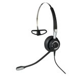 Jabra BIZ 2400 II auriculares alámbricos con banda para cuello, gancho de oreja y diadema en colores negro y plata. SKU: 2406-720-209.