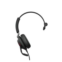 Auriculares Jabra Evolve2 40 alámbricos con diadema para oficina o centro de llamadas, incluyen conexión USB tipo A y Bluetooth, SKU 24089-899-999