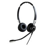 Auriculares alámbrico Jabra BIZ 2400 II, diadema para oficina o centro de llamadas, color negro y plata, SKU: 2409-820-204