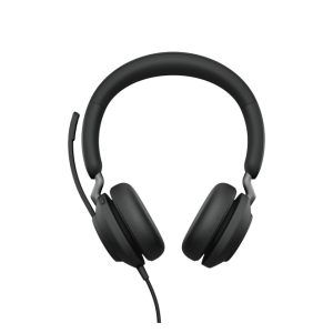 Auriculares Jabra Evolve2 40 SE, diadema alámbrico, para llamadas y música, color negro, con conector USB Tipo C SKU 24189-989-889