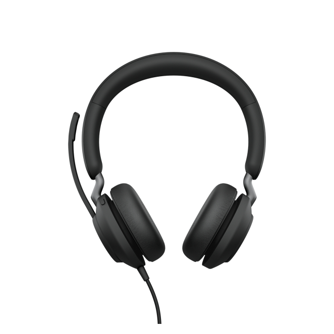 Jabra 24189 989 899 Jabra Evolve2 40 SE, auriculares alámbricos con USB Tipo C en color negro, ideales para llamadas y música. SKU: 24189-989-899