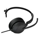 Auriculares Jabra Evolve2 50 con diadema, diseño para oficina y centros de llamadas, conectividad alámbrica USB Tipo C, color negro. SKU 25089-889-899