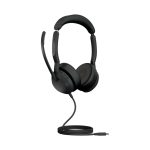 Auriculares inalámbricos y alámbricos Jabra Evolve2 50 con USB Tipo C, Bluetooth y color negro, SKU 25089-989-899