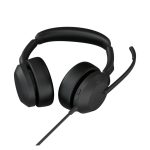 Auriculares inalámbricos y alámbricos Jabra Evolve2 50 con USB Tipo C, Bluetooth y color negro, SKU 25089-989-899