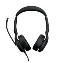 Jabra Evolve2 50 auriculares alámbricos con Bluetooth, conexión USB Type-C y Type-A, diadema para oficina o centro de llamadas en color negro. SKU: 25089-999-799