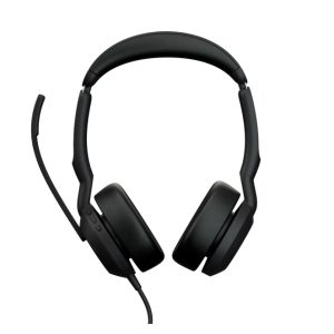 Jabra Evolve2 50 auriculares alámbricos con Bluetooth, conexión USB Type-C y Type-A, diadema para oficina o centro de llamadas en color negro. SKU: 25089-999-799