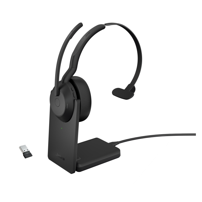 Jabra Evolve2 55 Auriculares Inalámbrico y alámbrico Diadema Oficina/Centro de llamadas Bluetooth Base de carga Negro 4 Jabra Evolve2 55 Diadema