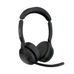 Auriculares Jabra Evolve2 55 inalámbricos y alámbricos de diadema, ideales para oficina o centro de llamadas, color negro. SKU 25599-989-989