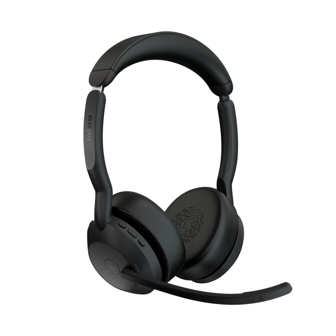 Jabra Evolve2 55 Auriculares Inalámbrico y alámbrico Diadema Oficina/Centro de llamadas Bluetooth Base de carga Negro 1 Jabra Evolve2 55 Auriculares Inalámbrico y alámbrico Diadema Oficina/Centro de llamadas Bluetooth Base de carga Negro