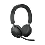 Auriculares inalámbricos Jabra Evolve2 65 con puerto USB tipo A, Bluetooth y diadema para oficina o centro de llamadas. SKU 26599-989-999