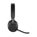 Auriculares inalámbricos Jabra Evolve2 65 con diadema para oficina y centro de llamadas, USB Tipo C, Bluetooth, color negro. SKU 26599-999-899