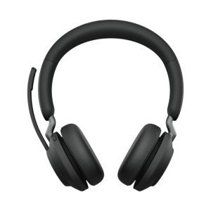 Jabra Evolve2 65, auriculares inalámbricos Bluetooth de diadema para oficina y centros de llamadas con USB tipo A, color negro, SKU 26599-999-999