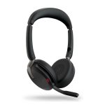 Jabra Evolve2 65 Flex auriculares inalámbrico y alámbrico con Bluetooth, diadema para oficina o centro de llamadas, color negro. SKU 26699-989-999