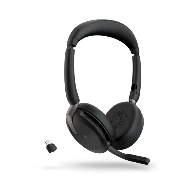 Jabra Evolve2 65 Flex Auriculares Inalámbrico y alámbrico Diadema Oficina/Centro de llamadas Bluetooth Negro 4 Jabra Evolve2 65 Flex auriculares inalámbricos con diadema