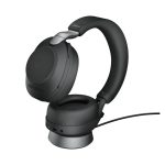 Jabra Evolve2 85 auriculares inalámbricos y alámbricos, diadema para oficina o centro de llamadas, USB Tipo C, Bluetooth, color negro, SKU 28599-989-889