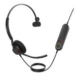 Jabra Engage 40, auriculares alámbricos con diadema, ideales para oficina o centro de llamadas, conexión USB Tipo C en color negro. SKU: 4093-419-299.