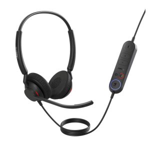 Auriculares alámbricos Jabra Engage 40, diadema negra para oficina y centros de llamadas, con USB Tipo C, SKU: 4099-413-299