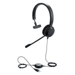 Jabra Evolve 20 auriculares alámbricos con diadema para oficina y centro de llamadas, conexión USB tipo A, color negro, SKU 4993-829-209