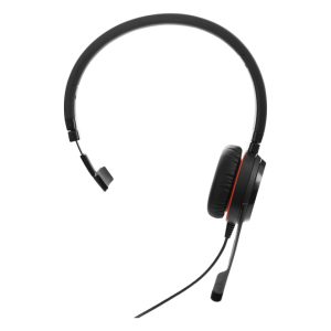 Auriculares alámbricos Jabra Evolve 20 con diadema, ideales para oficina y centro de llamadas, negros, USB tipo A, SKU 4993-829-409