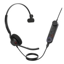Auriculares Jabra Engage 50 II, alámbricos, de diadema, ideales para oficina o centro de llamadas, color negro, SKU 5093-299-2159.