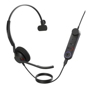 Auriculares Jabra Engage 50 II, alámbricos, de diadema, ideales para oficina o centro de llamadas, color negro, SKU 5093-299-2159.
