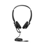 Auriculares Jabra Engage 50 II con conexión USB Tipo C, diseño de diadema, ideales para oficina y centro de llamadas. SKU: 5099-610-299