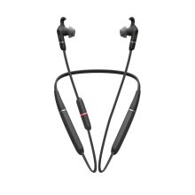 Auriculares inalámbricos Jabra Evolve 65e con banda para cuello, ideales para oficina o centro de llamadas, color negro. SKU: 6599-623-109