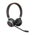 Jabra Evolve 65, auriculares inalámbricos y alámbricos con diadema, para oficina y centro de llamadas, con conexión MicroUSB y Bluetooth, color negro, SKU 6599-829-409