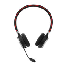 Jabra Evolve 65 SE, auriculares inalámbricos y alámbricos de tipo diadema, ideal para llamadas y música, con conector MicroUSB y Bluetooth. SKU 6599-833-399