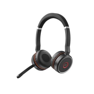 Auriculares inalámbricos y alámbricos Jabra Evolve 75 SE en color negro con función de diadema, ideales para llamadas y música, SKU 7599-848-109.