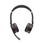 Auriculares inalámbricos y alámbricos Jabra Evolve 75 SE en color negro con función de diadema, ideales para llamadas y música, SKU 7599-848-109.