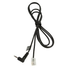 Jabra 8800-00-75 cable telefónico de 1 metro en color negro, adecuado para auriculares y cascos