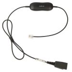 Cable accesorio Jabra para auriculares modelo 88001-03, ideal para reemplazo y alta calidad de sonido