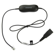 El cable Jabra GN1200, SKU 88001-99, es un adaptador de audio universal diseñado para auriculares y cascos con especificaciones de alta calidad.