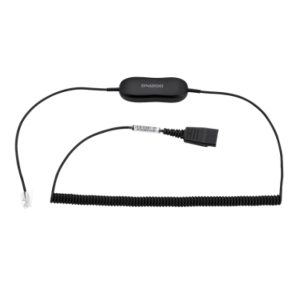 Cable de alta durabilidad Jabra 88011-102, compatible con auriculares y audífonos de la marca, SKU 88011-102