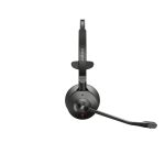 Auriculares inalámbricos Jabra Engage 55 con diadema para oficina o centro de llamadas, color negro y titanio. SKU 9553-450-111