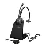 Auriculares inalámbricos Jabra Engage 55 con tecnología Bluetooth, diadema ajustable, base de carga, ideal para oficina y centro de llamadas. SKU: 9553-475-111