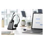 Jabra Engage 55 UC auriculares estéreo inalámbricos de diadema para oficina o centro de llamadas en color negro. SKU 9559-410-111-1