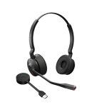 Auriculares inalámbricos Jabra Engage 55 MS Stereo con diadema, ideales para oficina o centro de llamadas, color negro, SKU 9559-450-111-1