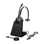 Auriculares inalámbricos Jabra Engage 55 SE con diadema para oficina o centro de llamadas, color negro, SKU 9653-455-111