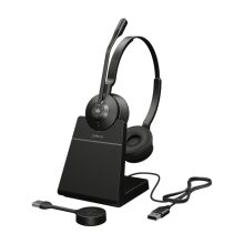 Jabra Engage 55 SE auriculares inalámbricos de diadema en color negro, ideal para oficina o centro de llamadas. SKU: 9659-455-111