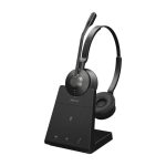 Auriculares Jabra Engage 45 SE inalámbricos con diadema para oficina y centro de llamadas, color negro. SKU 9659-523-111