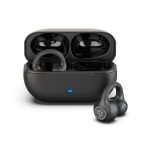 JLab Flex, auriculares inalámbricos deportivos negros, con clip de oreja y Bluetooth. SKU: IEUEBFLEXRBLK124